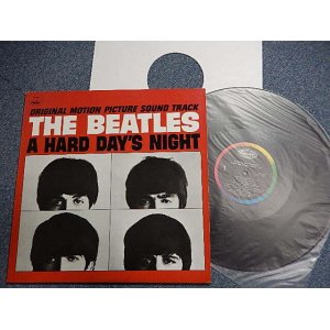 画像: THE BEATLES - A HARD DAYS NIGHT (Sound Track) (MINT/MINT)  / 1983 Version US AMERICA "BLACK With RAINBOW Label" STEREO Used LP 