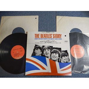 画像: The BEATLES - THE BEATLES STORY (MASTERD by CAPITOL) ("WHINCHESTER Press in VIRGINIA")(MINT-~Ex++/MINT- BB for PROMO?, EDSP) / 1976 Version US AMERICA REISSUE "ORANGE Label" STEREO Used 2-LP