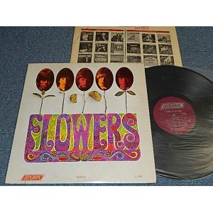 画像: ROLLING STONES - FLOWERS (NO "ADDRESS CREDIT" AT BBOTTOM LABEL)  (Matrix#A)LL-3509 ARL 7752-1N B)LL-3509 ARL 7753-1N Very Early Press) (Ex+/Ex+++ Looks:Ex++) / 1967 US AMERICA ORIGINAL1st Press "MAROON with Boxed 'LONDON' Label" MONO Used LP