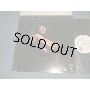 画像: ANN PEEBLES - TELLIN' IT (Ex+/Ex+++ BB for PROMO) / 1975 US AMERICA ORIGINAL "PROMO WHITE LABEL" Used LP 