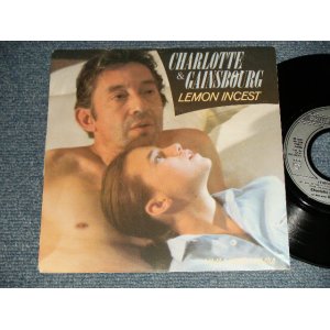 画像: Charlotte & Gainsbourg SERGE GAINSBOURG - A)Lemon Incest    B)Hmm Hmm Hmm (Ex++/MINT-) / 1984 FRANCE FRENCH ORIGINAL Used 7" Single with PICTURE SLEEVE