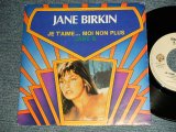 画像: SERGE GAINSBOURG & JANE BIRKIN -  A)JE T'AIME...MOI NON PLUS  B)JANE B (Ex+/Ex+++ EDSP) / 1983 BELGIUM REISSUE "With JUKEBOX SHEET"  Used 7" Single with PICTURE SLEEVE