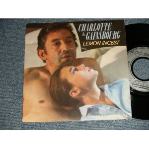 画像: Charlotte & Gainsbourg SERGE GAINSBOURG - A)Lemon Incest    B)Hmm Hmm Hmm (Ex+++/MINT-) / 1984 FRANCE FRENCH ORIGINAL Used 7" Single with PICTURE SLEEVE