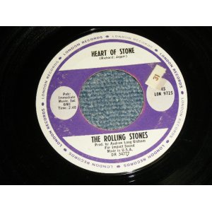 画像: The ROLLING STONES - A)HEART OF STONE   B)WHAT A SHAME (Ex+++/Ex+++) / 1965 US AMERICA ORIGINAL Used 7" 45rpm Single