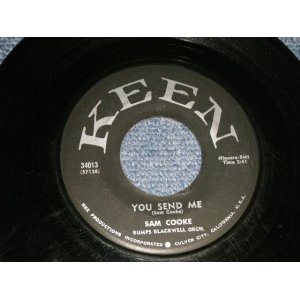 画像: SAM COOKE - A) YOU SEND ME   B)SUMMERTIME (VG++/VG++) / 1957 US AMERICA ORIGINAL Used 7" 45rpm SINGLE  