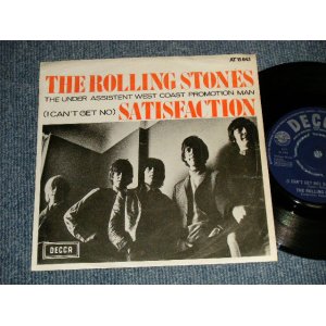 画像: THE ROLLING STONES - A) (I CAN'T GET NO) SATISFACTION  B)  THE UNDER ASSISTANT WEST COAST PROMOTION MAN  (Matrix # A): DRF-35801-TI-1C B): XRDF-36261-TI-2C X)(Ex/Ex+)  / 1965  UK EXPORT to NETHERLANDS "UN-BOXED 'DECCA'" Label Used 7"Single with PICTURE COVER