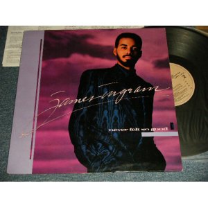 画像: JAMES INGRAM - NEVER FELT SO GOOD (With CUSTOM INNER) (Ex+++/MINT-)  / 1986 US AMERICA ORIGINAL Used LP