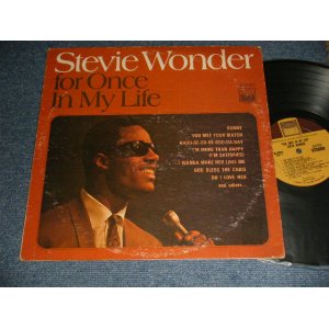 画像: STEVIE WONDER -  FOR ONCE IN MY LIFE  (VG++/VG++ A-1,B-1:POOT CRACK; EDSP. WOBC , WOBC) / 1968 US AMERICA ORIGINAL"1st press Label" "STEREO" Used LP