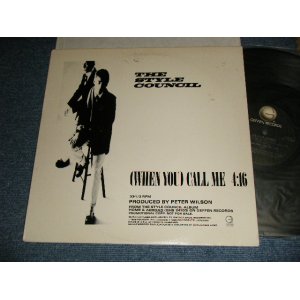 画像: STYLE COUNCIL (PAUL WELLER) - (WHEN YOU)CALL ME  (Ex+/MINT-) / 1986 US AMERICA ORIGINAL "PRMO ONLY" Used 12" 