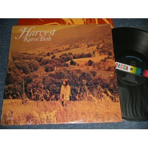 画像: KAREN BETH - HARVEST (with CUSTOM INNER SLEEVE) (Ex+++/Ex+++) / 1970 US AMERICA ORIGINAL Used LP 