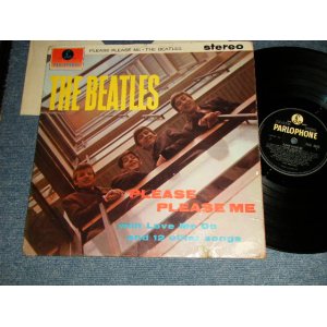 画像: The BEATLES - PLEASE PLEASE ME ( Matrix #A)YEX 94-1 1 P B)YEX 95-1 1 G) (VG+++/Ex Looks:Ex++) / 1963 UK ENGLAND  ORIGINAL 3rd Press "YELLOW Parlophone 33 1/3 on Label & without:NO 'SOLD IN UK' Label" STEREO Used LP  