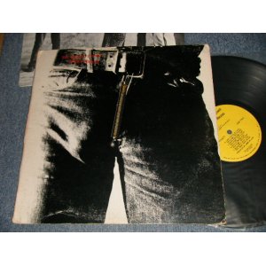 画像: The ROLLING STONES - STICKY FINGERS (With CUSTOM INNER)  (Matrix #A)ST-RS-712189 FFFF PRRolling Stones Records B)ST-RS-712190 CCCC PR Rolling Stones Records)  "PRESSWELL Press in NJ"(Ex/Ex+) / 1971 US AMERICA ORIGINAL 1st Press "ZIPPER COVER" "1841 BROADWAY Label" Used LP