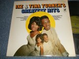 画像: IKE & TINA  TURNER - GREATEST HITS (Ex+/Ex++)  / 1965 US AMERICA 2nd Press "GREEN with WB Label"  STEREO Used LP  