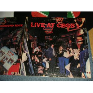 画像: V.A. Various - LIVE AT CBGB  (Ex-/Ex+++ Looks:Ex++ EDSP) / 1976 US AMERICA ORIGINAL Used 2-LP