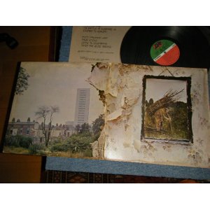 画像: LED ZEPPELIN -  IV (Matrix #A)ST-1-712285-E  AT/GP PR CK B)ST-A-712286-E PECKO DUCK AT/GP PR CK)   "LY / Huntington Station, Long Island, New York" "GP/ GEORGE PIROS" (Ex++/Ex+ A-3:POOR Jump) / 1971 US AMERICA ORIGINAL "1st Press '1841 BROADWAY' Label" Used LP With Original Inner sleev