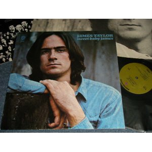 画像: JAMES TAYLOR - SWEET BABY JAMES (With POSTER SONG SHEET)(1st Press "NON-TITLE Credit" on Front Cover) (Matrix #) "TERRE HAUTE Press in INDIANA" (Ex++/Ex+ Looks:Ex+++) / 1970 US AMERICA ORIGINAL 1st Press GREEN With "WB" Label Used  LP