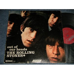 画像: ROLLING STONES - OUT OF OUR HEADS (MATRIX #A)XARL-6791-2A / B)XARL-6792-1A) (VG++/VG+ WTRDMG) / 1965 UK ENGLAND EXPORT Record + US AMERICA Jacket  "MAROON with Boxed LONDON  ffrr on TOP LABEL" MONO Used LP VG-/Ex-