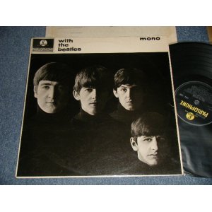 画像: THE BEATLES - WITH THE BEATLES (Matrix #A)XEX-447-1N 2 HAD B)XEX-448-1N 1G MG) "Jacket:GOTTA HOLD" Label: GOT A HOLD"/"Dominion") (Ex, MINT-/Ex+++~Ex++ Looks:MINT-) / 1963 UK ENGLAND ORIGINAL "YELLOW PARLOPHONE" MONO Used LP