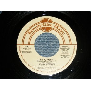 画像: BOBBY WOMACK - I'M SO PROUD :PROMO ONLY SAME FLIP (MINT-/MINT-) / 1985 US AMERICA ORIGINAL Used 7" 45rpm Single