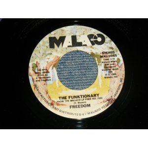 画像: FREEDOM - A) THE FUNKTIONARY  B)FUNKLY WITH YOU (MINT/MINT)  / 1980 US AMERICA ORIGINAL Used 7" Single 