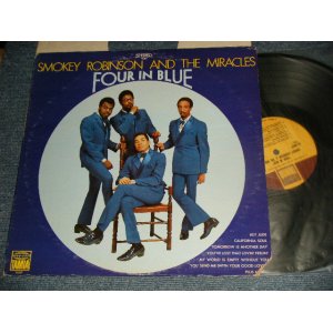 画像: SMOKEY ROBINSON and The MIRACLES - FOUR IN BLUE (Ex+/Ex+++ Cut Out) / 1969 US AMERICA ORIGINAL STEREO Used LP