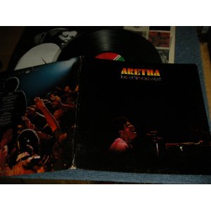 画像: ARETHA FRANKLIN (With KING CURTIS, RAY CHARLES) - LIVE AT FILLMORE WEST (With PIN-UP)  (Matrix #A) ST A 712205-A AT/GP  PR   B) ST A 712206-A AT/GP  PR)  "PR/PRESSWELL Press in NJ" (Ex++/Ex+ Looks:Ex-) / 1971 US AMERICA ORIGINAL 1st Press "1841 BROADWAY at Bottom Label" Used LP 