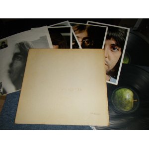 画像: THE BEATLES - THE BEATLES (WHITE ALBUM) (Matrix #A or 1)XEX 709-1 5 LD  B or 2)XEX 710-1 3 TH C or 3)XEX 711-1 1 H D or 4)XEX 712-1 1 H) (Ex++/Ex++ C:VG+++) (No.0037057) / 1968 UK ENGLAND ORIGINAL "TOP LOARDER OPEN" & "1st Press NO Credit 'An E.M.I. Recording'  Label" MONO Used 2 LP's  (With PIN-UP PICTURES & 4 x PIN-UP POSTER) 