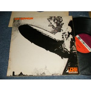 画像: LED ZEPPELIN - LED ZEPPELIN I  (Matrix #A)58(ERRASE)8171  A//1 1 2 1 1 B)58(ERRASE)8171  B//1 1 3 4 1) (Ex++/Ex, Ex++)  / 1969 UK ENGLAND ORIGINAL 2nd Press "ORANGE Text on Front Cover Top" "RED or ORANGE & PLUM Label" Used LP 