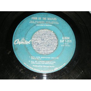 画像: THE BEATLES - FOUR BY THE BEATLES (A)VG+++/B)VG+++) / 1964 US AMERICA ORIGINAL "TURQUOISE Label" "MONO" Used 7" 45 rpm 4 tracks EP 