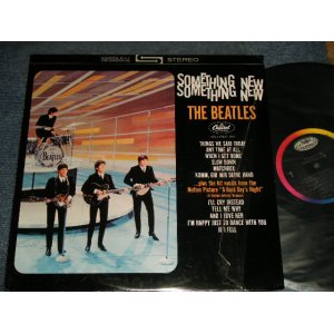 画像: The BEATLES -  SOMETHING NEW (Matrix #A)G-25 B)G-23) TERRE HAUTE PRess in INDIANA" (MINT/MINT-) / 1983-88 Version US AMERICA REISSUE NEW "BLACK with COLOR BAND Label" STEREO Used LP