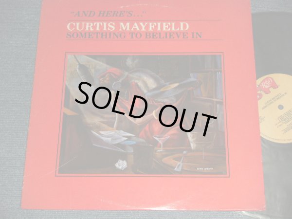 画像1: CURTIS MAYFIELD -SOMETHING TO BELIEVE IN  (Ex+/MINT-) / 1980 US AMERICA ORIGINAL Used LP 