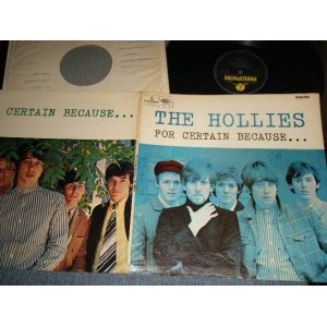 画像: THE HOLLIES -  FOR CERTAIN BECAUSE...  (Matrix #A)YEX-617-1G1 M B)YEX-618-1G 1 LM 1G1 M) (Ex+++/Ex+++)  / 1966 UK ENGLAND ORIGINAL "YELLOW PARLOPHONE" &" SOLD IN UK..." credit Label" STEREO Used LP 