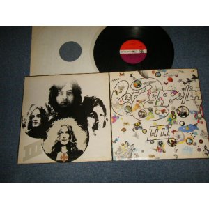 画像:  LED ZEPPELIN -  III ( "CELEBRATION" at A-3  MISPRINT) (Matrix #A)2401002 A-5   1 2 1 1 Do what thou wilt　 B)2401002 B-//6   420 121  04) (Ex+++/Ex+++ Looks:MINT-) / 1971 UK ENGLAND ORIGINAL "1st Press RED & PLUM Label"  Used LP  