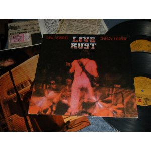 画像: NEIL YOUNG  & CRAZY HORSE  - LIVE RUST（(With CUSTOM INNER SLEEVE) (Bonus:SCRAP SHEET &TICKET)  Matrix #A)2RX-1--2296-WW 1 #4   ─◁ B)2RX-2--2296-WW1 #2 ─◁ C)2RX-3--2296-E-11 #2  dg ─◁ D)2RX-4--2296-E2 #3 dg ─◁)  "WINCHESTER Press in VIRGINIA" (Ex+++/MINT-) / 1979 US AMERICA ORIGIN1st Press "BROWN Label"    Used 2-LP's  