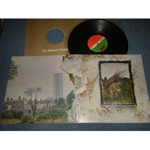 画像: LED ZEPPELIN -  IV  (NO CUSTOM INNER SLEEVE) (Matrix #A)ST-A-712285-EEE 111 AT/GP PRC PORKY B)ST-A-812286-E 1 PECKO DUCK AT GP) "LUQUER Cut by GEORGE PIROS" "RICHMOND Press in INDIANA" (Ex+++/Ex+++ Looks:Ex+) / 1977 US AMERICA REOISSUE Used LP