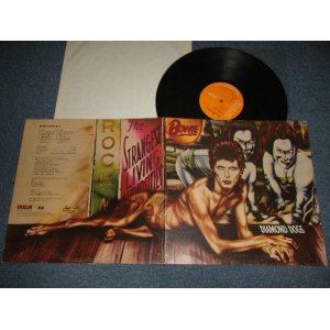 画像: DAVID BOWIE - DIAMOND DOGS (Matrix #A)ARL1-0576A-1oly B)ARL1-0576B-1oly) (Ex++/Ex+++) / 1974 UK ENGLAND ORIGINAL "ORANGE Label" Used LP 