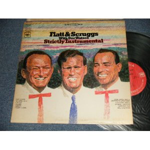 画像: FLATT and & SCRUGGS (LESTER & EARL) with DOC WATSON - STRICTLY INSTRUMENTAL (Ex+++/Ex+++)  / 1967 US AMERICA ORIGINAL 1st Press "360 SOUND Label" STEREO Used LP 