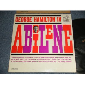 画像: GEORGE HAMILTON IV -  ABILENE (With AUTOGRAPHED SIGNED サインイリ)  (Ex++/MINT-) / 1963 US AMERICA  ORIGINAL  MONO  Used LP 