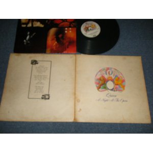 画像: QUEEN -  A NIGHT AT THE OPERA  (With CUSTOM INNER)  (Matrix # A)  A) YAX 5063-3   B) YAX 5064-4 ) (VG+++/MINT- Looks:Ex+++) / 1975 UK ENGLAND ORIGINAL Used LP 