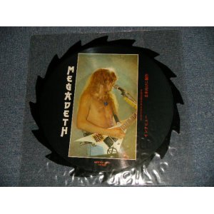 画像: MEGADETH -  An Interview With Megadeth: 10" SHAPE PICTURE DISC : LIMITED EDITION (NEW) / 1991 UK ENGLAND ORIGINAL "SHAVED PICTURE DISC" "BRAND NEW" LP