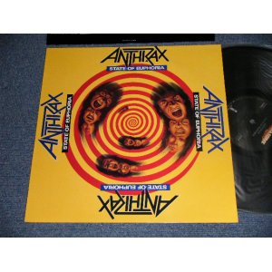 画像: ANTHRAX  - STATE OF EUPHORIA (With CUSTOM INNER SLEEVE) (MINT-/MINT-) / 1988 US AMERICA ORIGINAL Used LP 