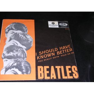 画像: THE BEATLES - I SHOULD HAVE KNOWN BETTER  ( Ex,Ex+/Ex++ ) / 1964  SWEDEN ORIGINAL Used 7" Single With PICTURE SLEEVE 