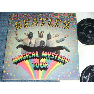 画像: THE BEATLES - MAGICAL MYSTERY TOUR (Ex+++,Ex++/Ex++) / 1967 UK ORIGINAL STEREO 7"EP With PICTURE SLEEVE and BLUE LYRIC SHEET 