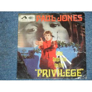 画像: PAUL JONES - PRIVILEGTE  / 1967 UK ORIGINAL 7"EP With PICTURE SLEEVE 