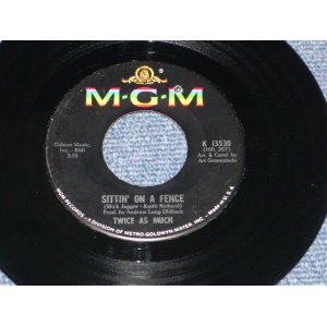 画像: TWICE AS MUCH - SITTIN' ON A FENCE  / 1966 US ORIGINAL 7"45 Single