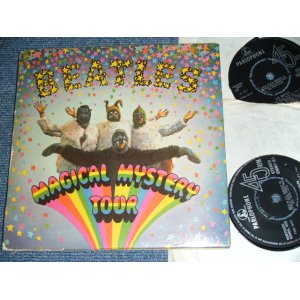 画像: THE BEATLES - MAGICAL MYSTERY TOUR (Ex/Ex++) / 1967 UK ENGLAND ORIGINAL STEREO 7"EP With PICTURE SLEEVE and BLUE LYLIC SHEET 