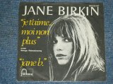 画像: JANE BIRKIN - JE T'AIME  / 1960's  WEST-GERMANY  ORIGINAL 7" Single With PICTURE SLEEVE  