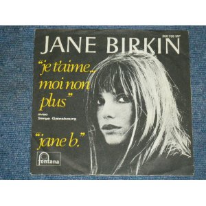 画像: JANE BIRKIN - JE T'AIME  / 1960's  WEST-GERMANY  ORIGINAL 7" Single With PICTURE SLEEVE  