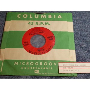 画像: BOB DYLAN - POSITIVELY 4TH STREET  / 1965 US ORIGINAL 7"SINGLE With ORIGINAL COMPANY SLEEVE 