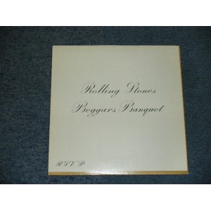 画像:  THE ROLLING STONES - BEGGARS BANQUET ( MATRIX # XZAL-8476-A W/XZAL-8477-B  W : Ex+++/MINT- : NON CREDIT ON LABEL BOTTOM  )/ 1970? US AMERICA REISSUE  2nd Press Non-Credit Back Cover  LP 